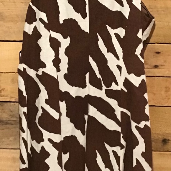 CECES NEW YORK 8 Dress Jungle Animal Print Retro Pencil Mob Wife Chic Glam NWT - Picture 4 of 11